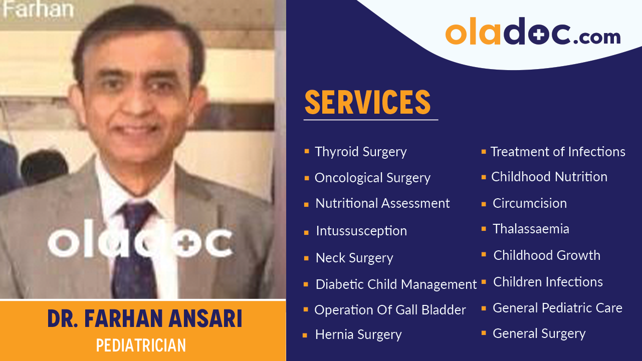 Services provided by Dr. Farhan Ansari
